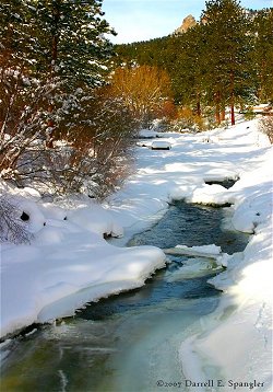 Winter on the Big Thompson River...