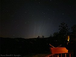 Tail of Comet McNaught..