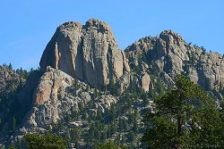 Twin Owls Rock Formation...