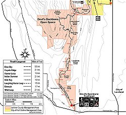 Blu Sky Trail Map