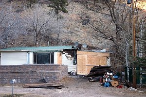 Damages to home from chimney fire Saturday evening