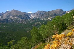 One of many spectacular views along the Bierstadt Lake Trail