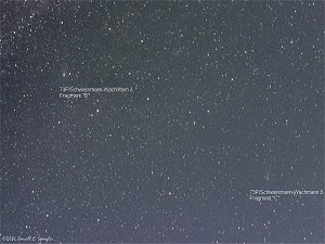 73P/Schwassmann=Wachmann 3 in Cygnus on May 13th, 2006