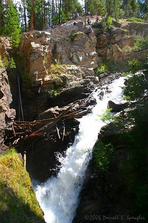 Adam's Falls (Note people on top for size comparison)