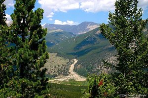 Alluvial Fan as seen from Trail Ridge Road