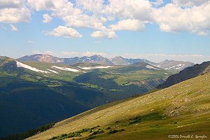 Never Summer Mountains from Trail Ridge Road