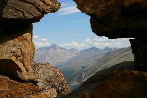 Long's Peak through Texas Hole